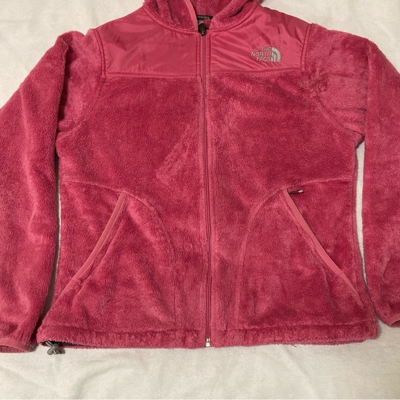 The North Face Women's Osito Jacket Full Zip Fuzzy Fleece Women SZ M Pink - Picture 6 of 16